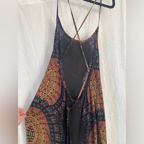 100% silk Cleobella Zadie Maxi Dress In Radial print - Picture 7 of 9